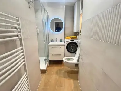 Salle de bains dans l'établissement Appartement coup de coeur Montparnasse