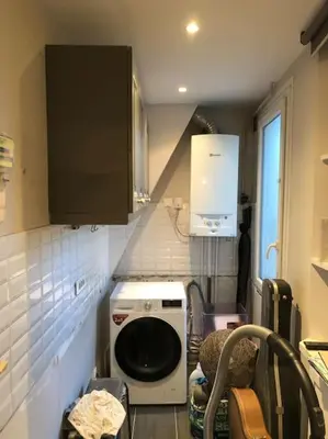 Cuisine ou kitchenette dans l'établissement Appartement duplex refait à neuf calme et lumineux
