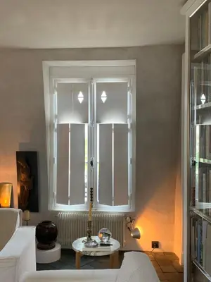 Un ou plusieurs lits dans un hébergement de l'établissement Famous parisian designer's pied-à-terre in Le Marais
