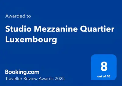 Plan de l'établissement Studio Mezzanine Quartier Luxembourg Free Netflix