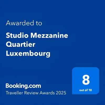 Plan de l'établissement Studio Mezzanine Quartier Luxembourg Free Netflix