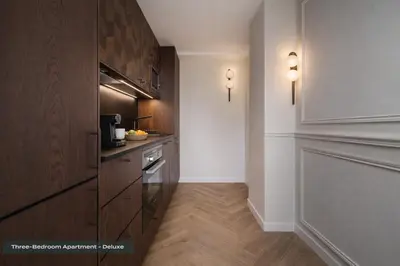 Cuisine ou kitchenette dans l'établissement PoeticStay - Louvre
