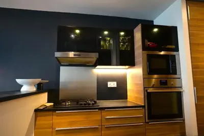 Cuisine ou kitchenette dans l'établissement Beautiful parisian loft style in the heart of Paris