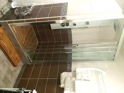 Salle de bains dans l'établissement Hôtel Paris Gambetta