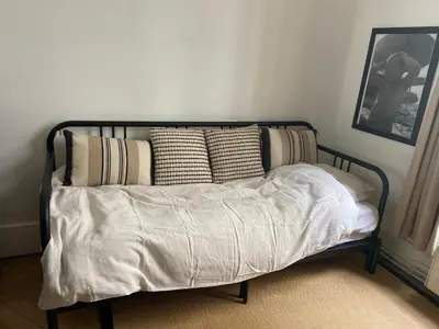 Un ou plusieurs lits dans un hébergement de l'établissement Appartement 3 chambres Jardin du Luxembourg