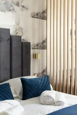 Un ou plusieurs lits dans un hébergement de l'établissement Neuilly/Paris :Magnifique appartement 4P