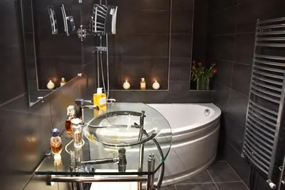 Salle de bains dans l'établissement Rue de Paradis