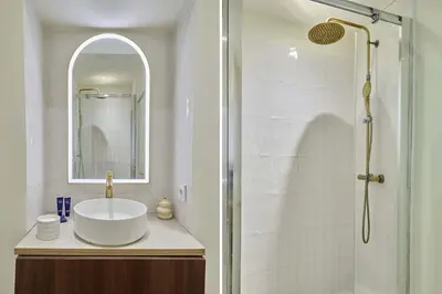 Salle de bains dans l'établissement Elegant Studio Bastille - Le Marais