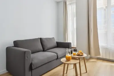 Coin salon dans l'établissement 315-Suite Pascal - Superb apartment in Paris