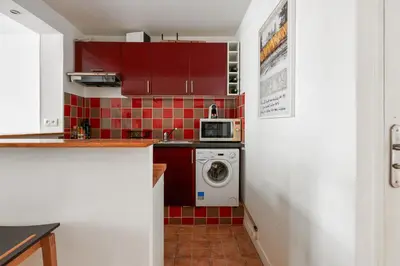 Cuisine ou kitchenette dans l'établissement Appartement Garnet - Welkeys