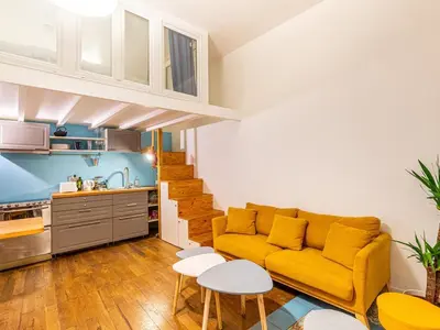 Cuisine ou kitchenette dans l'établissement Joli - Lovely studio Paris