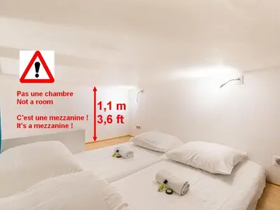 Un ou plusieurs lits dans un hébergement de l'établissement Joli - Lovely studio Paris