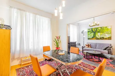 Coin salon dans l'établissement GuestReady - Luxe et confort à Paris