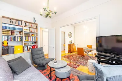 Coin salon dans l'établissement GuestReady - Luxe et confort à Paris