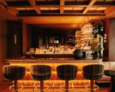 Salon ou bar de l'établissement Hotel Hana