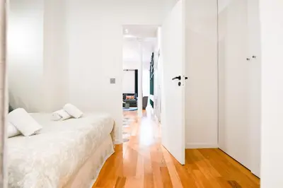 Un ou plusieurs lits dans un hébergement de l'établissement Le Marais Pl de la Bastille 3BD 3BTH for 10 guests