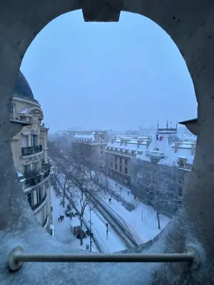 L'établissement La Garde en hiver