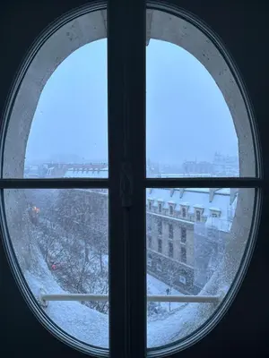 L'établissement La Garde en hiver
