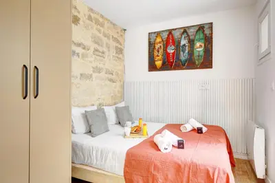 Un ou plusieurs lits dans un hébergement de l'établissement 245 Suite Mercedes - Superb apartment in Paris