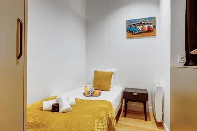 Un ou plusieurs lits dans un hébergement de l'établissement 245 Suite Mercedes - Superb apartment in Paris