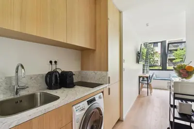Cuisine ou kitchenette dans l'établissement 312 Suite Lisa - Superbe Appartement à Paris
