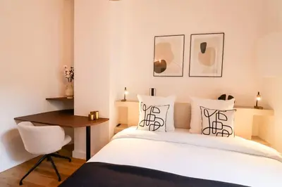 Un ou plusieurs lits dans un hébergement de l'établissement AmazingApartment # Le Marais# Rue Des Archives# AC