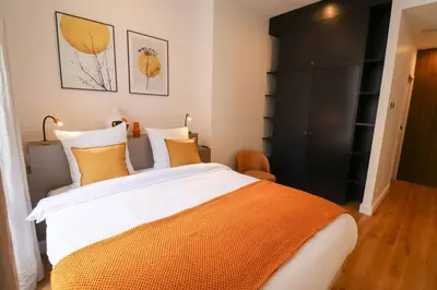 Un ou plusieurs lits dans un hébergement de l'établissement AmazingApartment # Le Marais# Rue Des Archives# AC