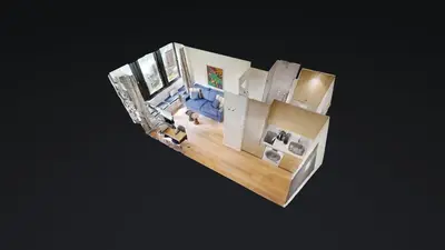 Un ou plusieurs lits dans un hébergement de l'établissement 313 Suite Lemon - Superbe Appartement à Paris