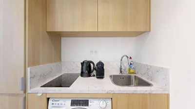Cuisine ou kitchenette dans l'établissement 313 Suite Lemon - Superbe Appartement à Paris