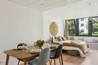 Un ou plusieurs lits dans un hébergement de l'établissement 314 Suite Monnier - Superb apartment in Paris