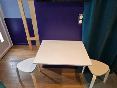 Plan de l'établissement 1D- Studio tout équipé 10mins de Paris Expo porte de Versailles
