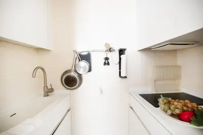 Cuisine ou kitchenette dans l'établissement GuestReady - Charmant studio à 10 mins du Louvre