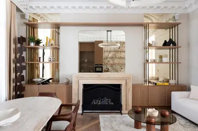 Coin salon dans l'établissement HIGHSTAY - Luxury Serviced Apartments - Le Marais