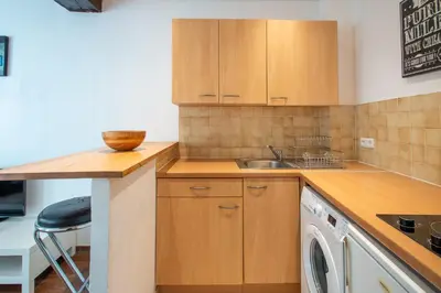 Cuisine ou kitchenette dans l'établissement Studio au cœur du Marais