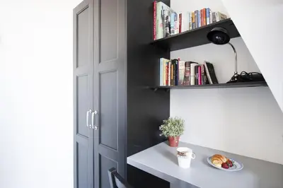 Plan de l'établissement GuestReady - 2 pièces lumineux vue sur Notre Dame