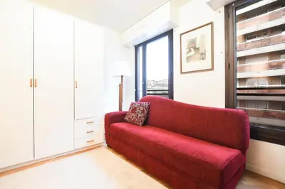 Coin salon dans l'établissement GuestReady - Studio lumineux à Folie-Méricourt