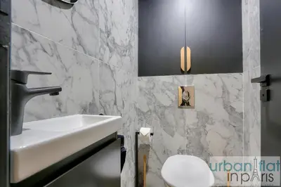 Salle de bains dans l'établissement 170 - Sublime Flat in Center of Paris