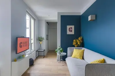 Télévision ou salle de divertissement dans l'établissement GuestReady - Serene 1BR Apt in Folie-Méricourt