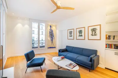 Coin salon dans l'établissement GuestReady - Appartement moderne et sophistiqué