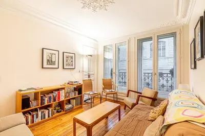 Coin salon dans l'établissement GuestReady - Superb Appt près du Pathéon