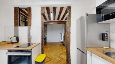 Cuisine ou kitchenette dans l'établissement 323 Suite Louis - Superbe Appartement à Paris