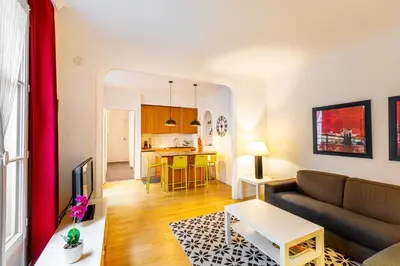 Coin salon dans l'établissement GuestReady - Appartement Élégant dans Le Marais