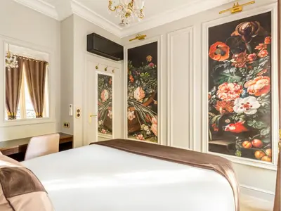 Un ou plusieurs lits dans un hébergement de l'établissement Merveil - Luxury Suite - Louvre - Ours II
