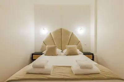 Un ou plusieurs lits dans un hébergement de l'établissement Modern apartment - 2BR-6P - République