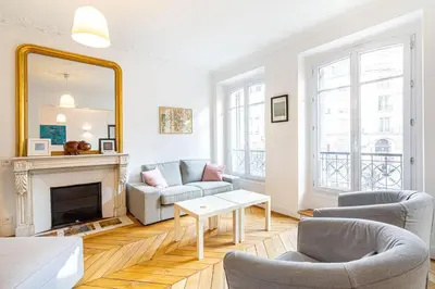 Coin salon dans l'établissement GuestReady - Séjour de Charme dans le 4ème
