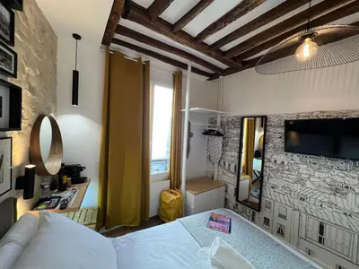 Un ou plusieurs lits dans un hébergement de l'établissement Studios Pasteur- Paris XVe