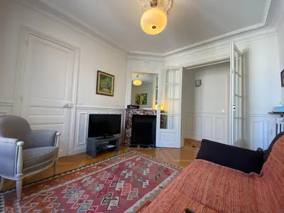 Coin salon dans l'établissement Nice Sunny Central Paris