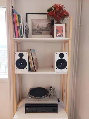Bibliothèque dans l'appartement