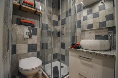 Salle de bains dans l'établissement T1 PRESTIGE PARIS MONTMARTRE
