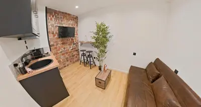 Cuisine ou kitchenette dans l'établissement T1 PRESTIGE PARIS MONTMARTRE